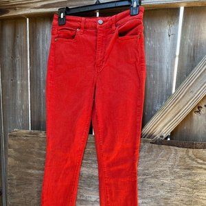 Red Stretch Jeans